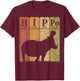 Hippo Periodic Table Elements Hippo Lover Hippopotamus Retro T-Shirt - T-Shirt | Maroon