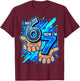 I was 6 Now I'm 7 7th Birthday 6 7 Birthday Boys T-Shirt - T-Shirt | Maroon