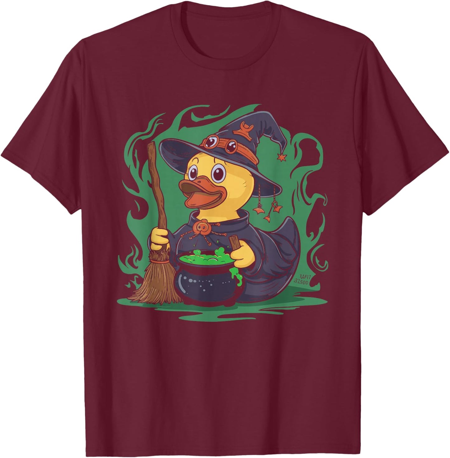 Rubber Duck Witch Rubber Duckie Costume Party T-Shirt - T-Shirt | Maroon