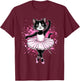 Rahmonty Designs Ballet Cat Lover Dance Recital Funny Black T-Shirt - T-Shirt | Maroon