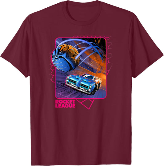 Rocket League Dominus , black T-Shirt - T-Shirt | Maroon