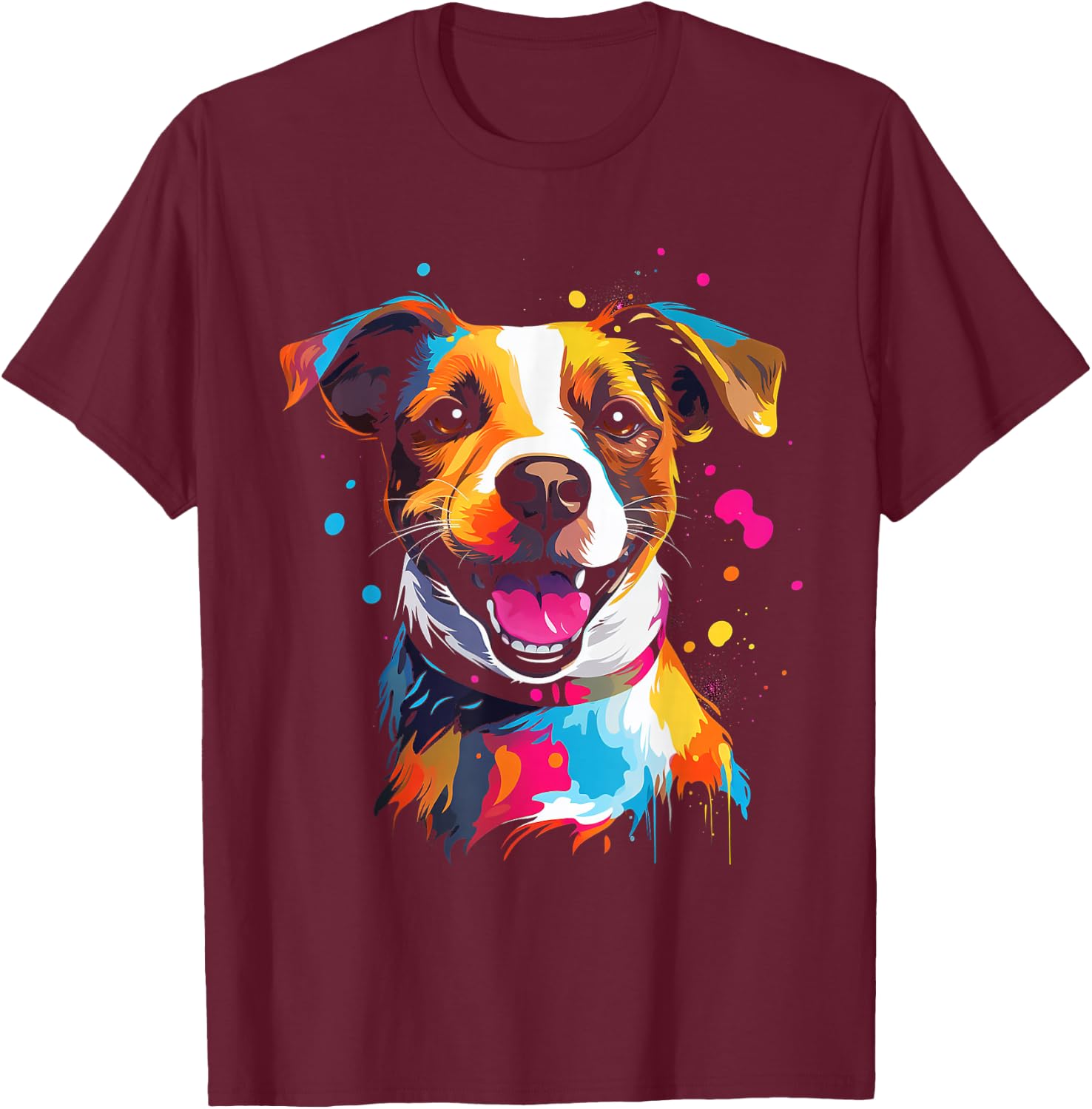 Jack Russell Terrier Puppy T-Shirt - T-Shirt | Maroon
