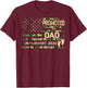 Promoted To Dad Est 2026 Pregnancy American Flag Camo Kids Men T-Shirt - T-Shirt | Maroon