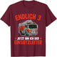 Children's Fire Brigade 3 Years 3rd Birthday Boy Fire Brigade , black T-Shirt - T-Shirt | Maroon