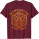 Mancunium 79AD, Manchester England, Worker Bee, Mancunian T-Shirt - T-Shirt | Maroon