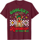Coolest Reindeer At The Pole North Pole Christmas Boys Kids T-Shirt - T-Shirt | Maroon
