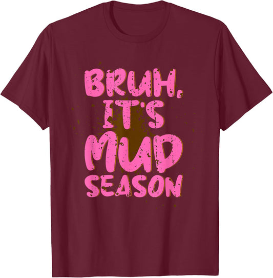 Kids Mud run T-Shirt - T-Shirt | Maroon