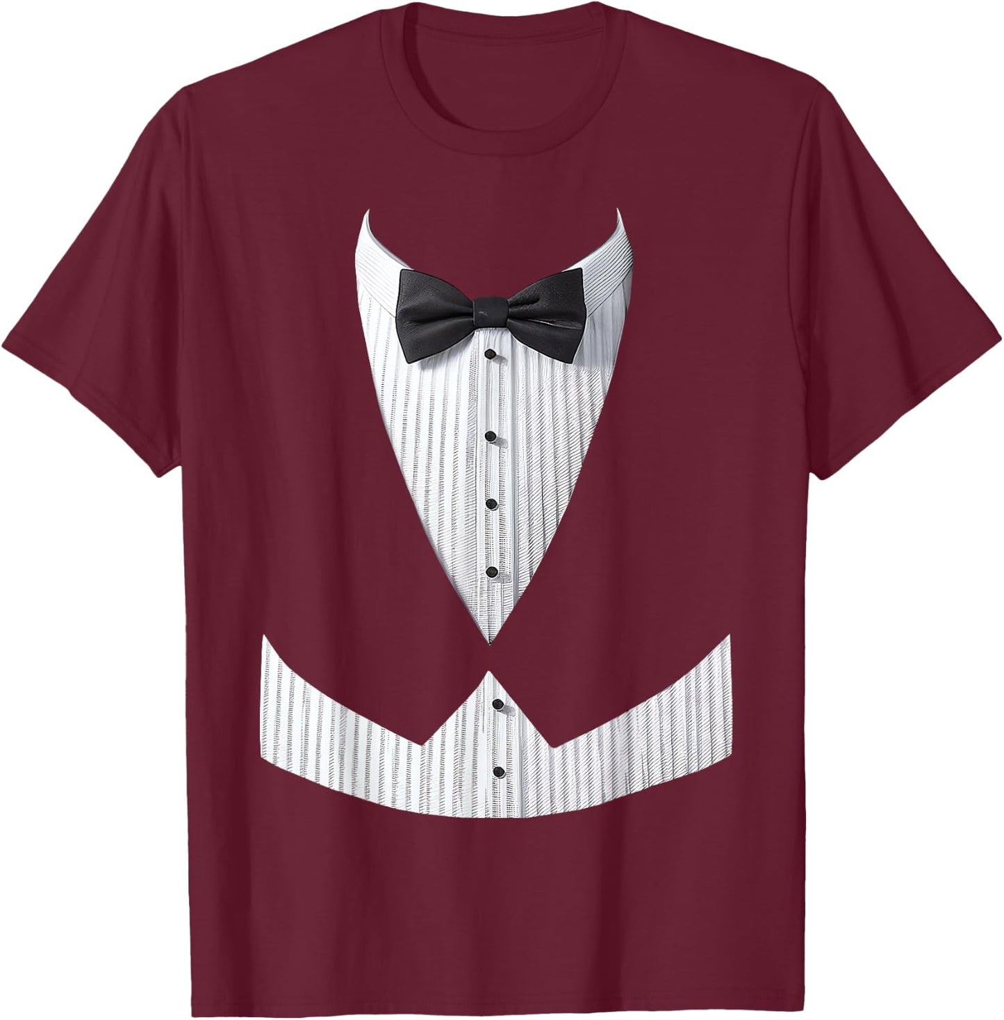 Conductor, Costume, Full, Frac, Tuxedo, Vest , Black, S T-Shirt - T-Shirt | Maroon