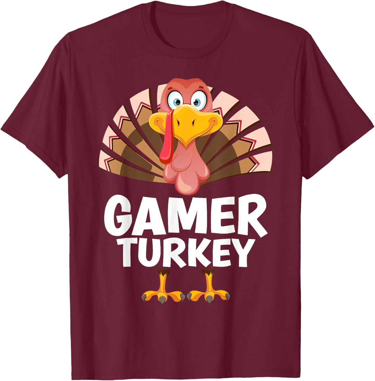 99 Gifts Thanksgiving Gamer Turkey Matching Pajama T-Shirt - T-Shirt | Maroon