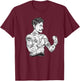 Vintage Boxing Champion Tattoo - Boho Ink Fighter T-Shirt - T-Shirt | Maroon