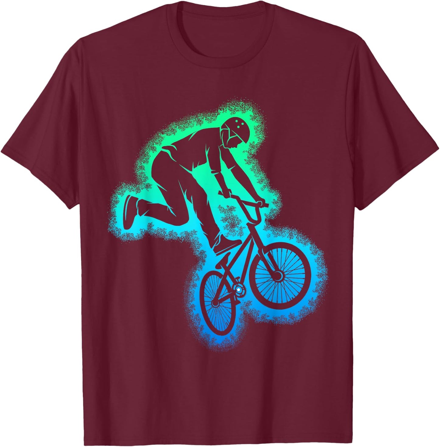 BMX Kids Boys , Black, S T-Shirt - T-Shirt | Maroon