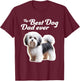 Best Dog Dad Ever - Havanese T-Shirt - T-Shirt | Maroon