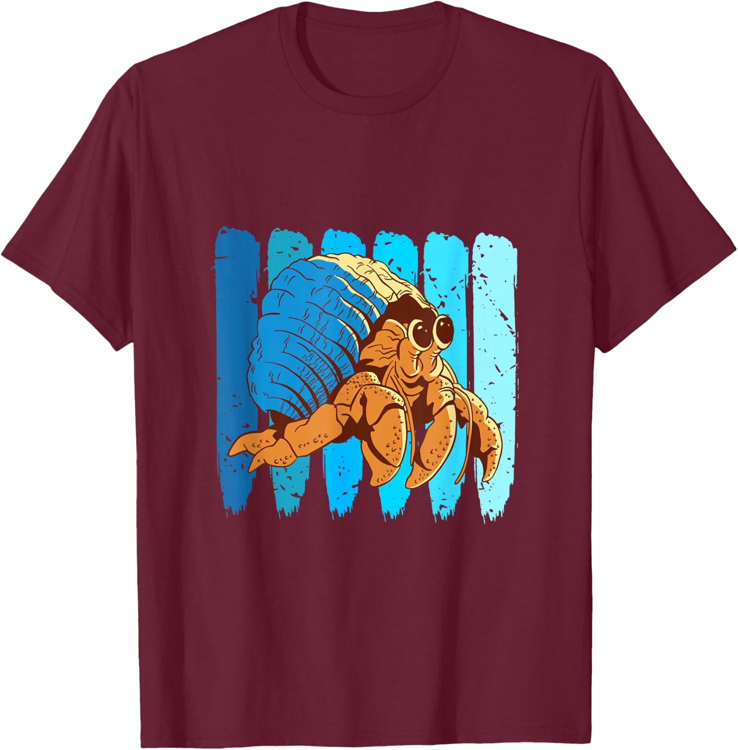 Hermit Crab Sea Animals Retro Crabs Hermit Crab Lover T-Shirt - T-Shirt | Maroon