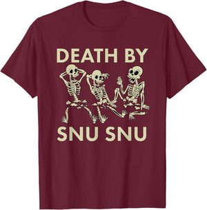 Meta Cortex Death von Snu-Snu Damen Schwarz S EU 41.5 T-Shirt - T-Shirt | Maroon
