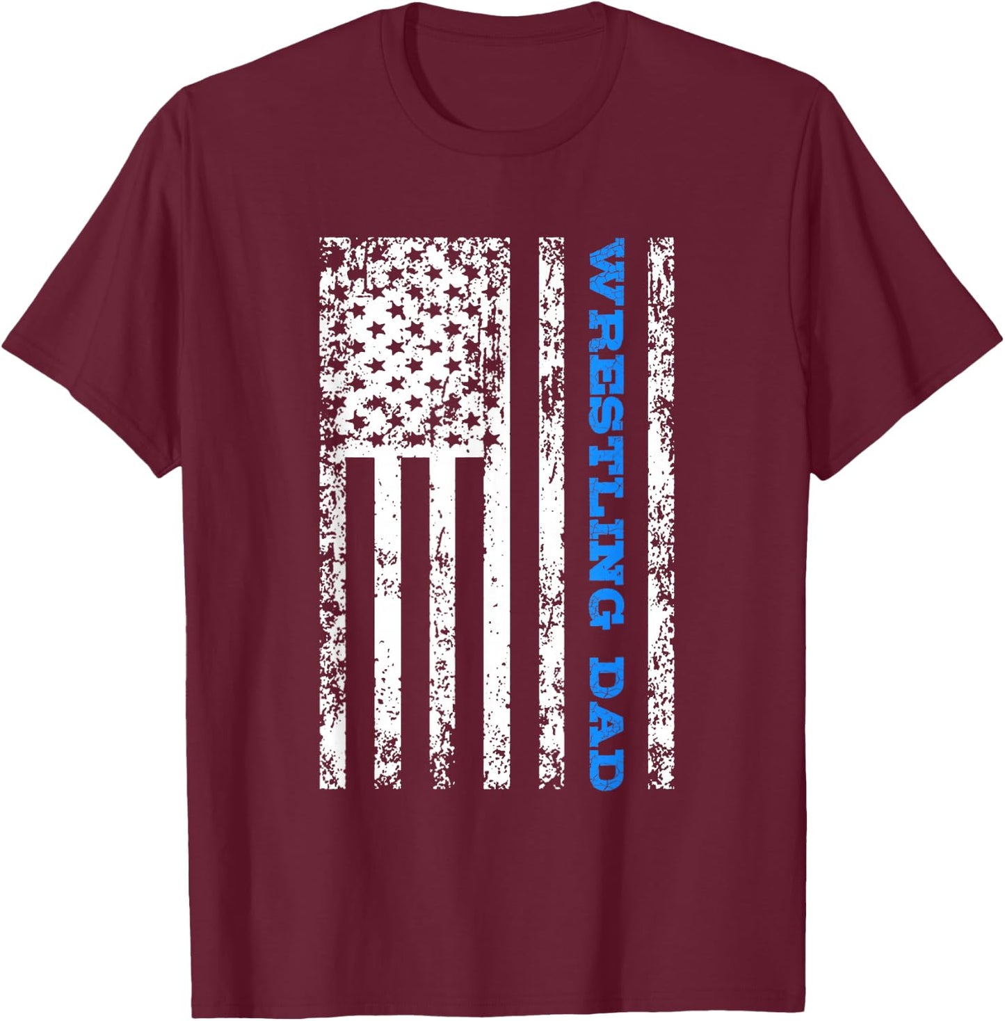 Wrestling Dad T-Shirt - T-Shirt | Maroon
