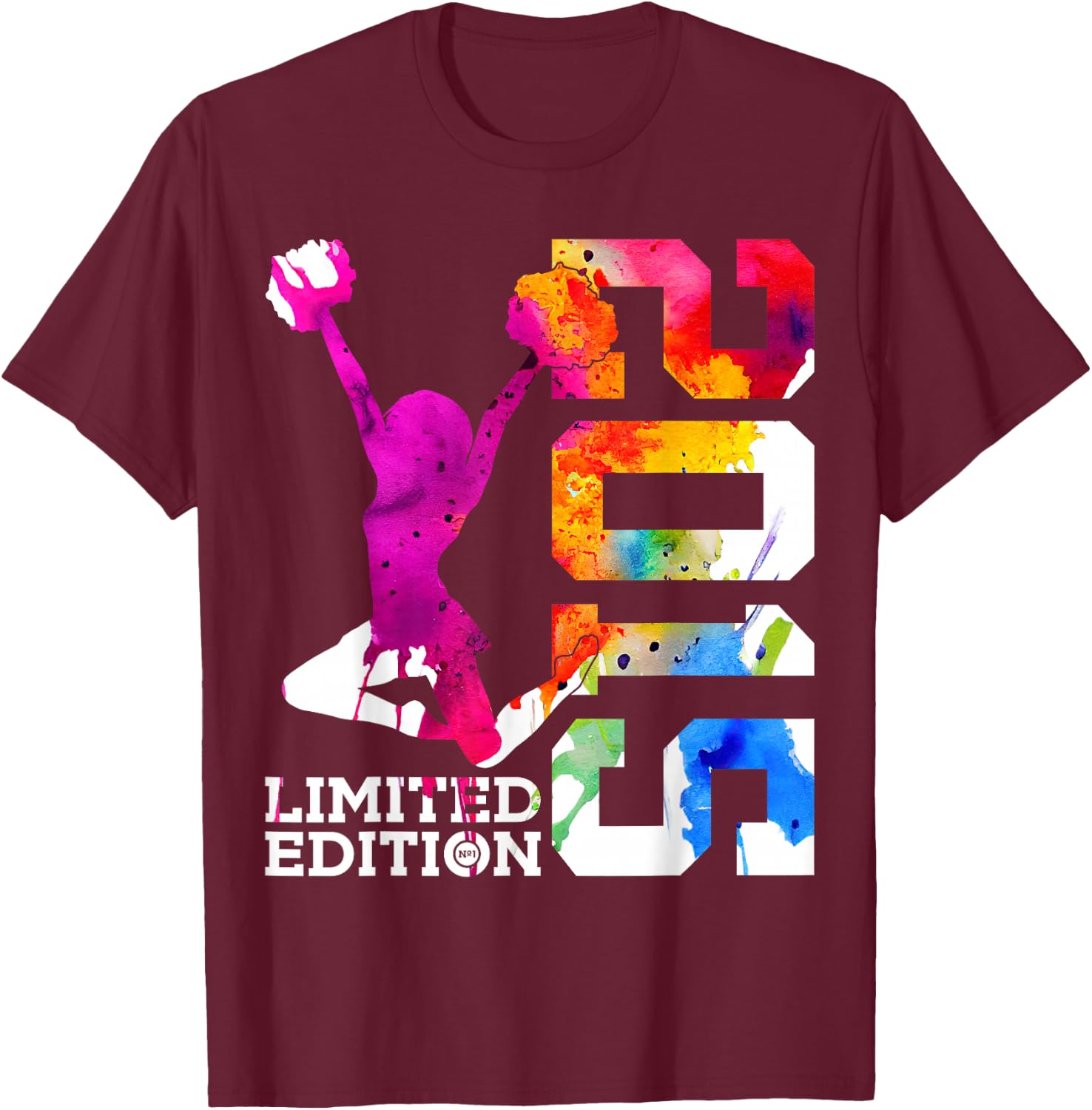 Cheerleading 11. Geburtstag Cheerleader Limited Edition 2015 T-Shirt - T-Shirt | Maroon