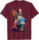 Ostern Hase Osterhase Streetwear für den Coolen Vater T-Shirt - T-Shirt | Maroon