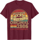 Original 1986 40th Birthday Vintage Gift Man Woman T-Shirt - T-Shirt | Maroon