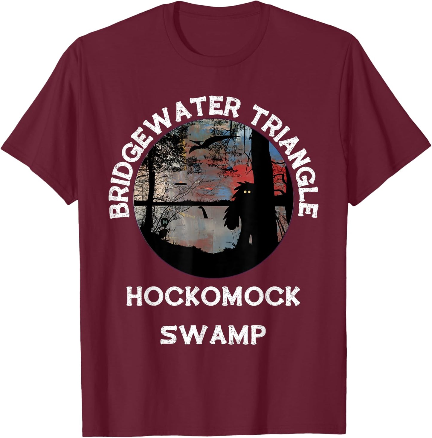 Bridgewater Triangle T-Shirt - T-Shirt | Maroon