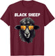Black Sheep Squad - Outcast Black Sheep In Family T-Shirt - T-Shirt | Maroon