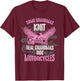 Motorcyclist, grandmother, motorist, cyclist, grandma T-Shirt - T-Shirt | Maroon