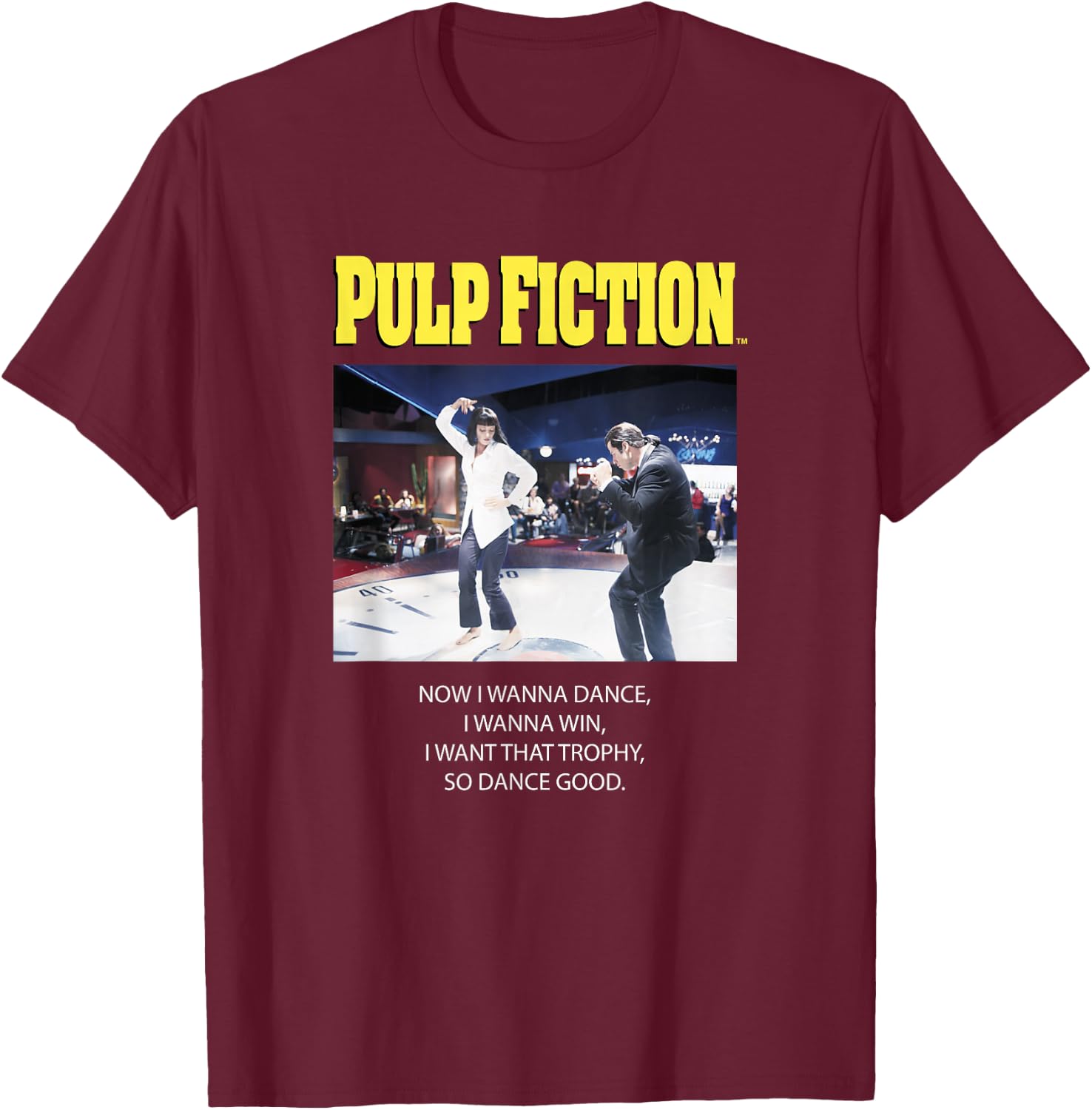 Dance Good Classic Movie Zitat Grafik T-Shirt - T-Shirt | Maroon