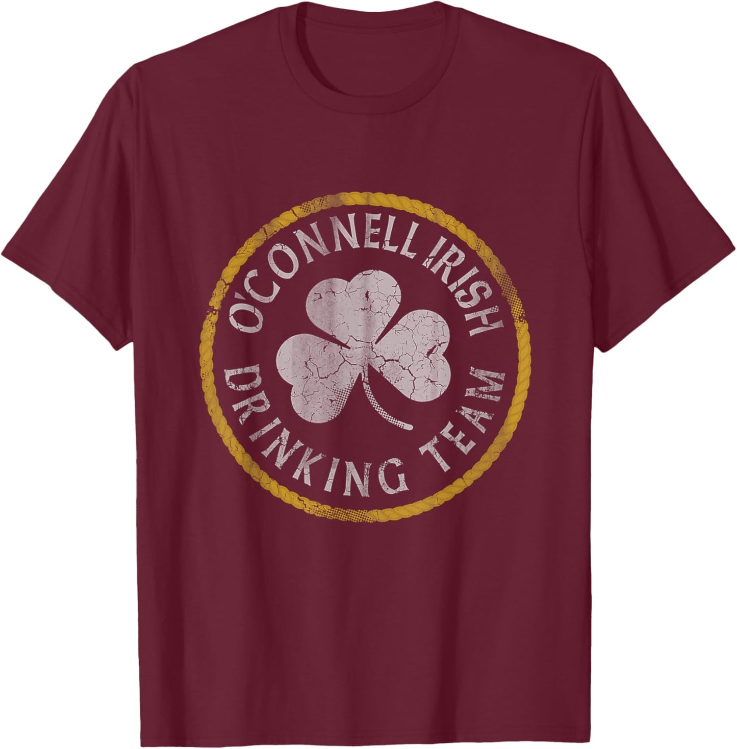 O'Connell Irish Drinking Team Family Matching Group Couples T-Shirt - T-Shirt | Maroon