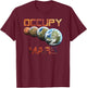 Occupy Mars Terraform Space Astronomy Alien Life T-Shirt - T-Shirt | Maroon