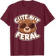Cute Brown Bear Kids T-Shirt - T-Shirt | Maroon