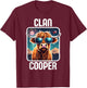 Cooper Clan 4th July Scottish Family Name USA Party T-Shirt - T-Shirt | Maroon