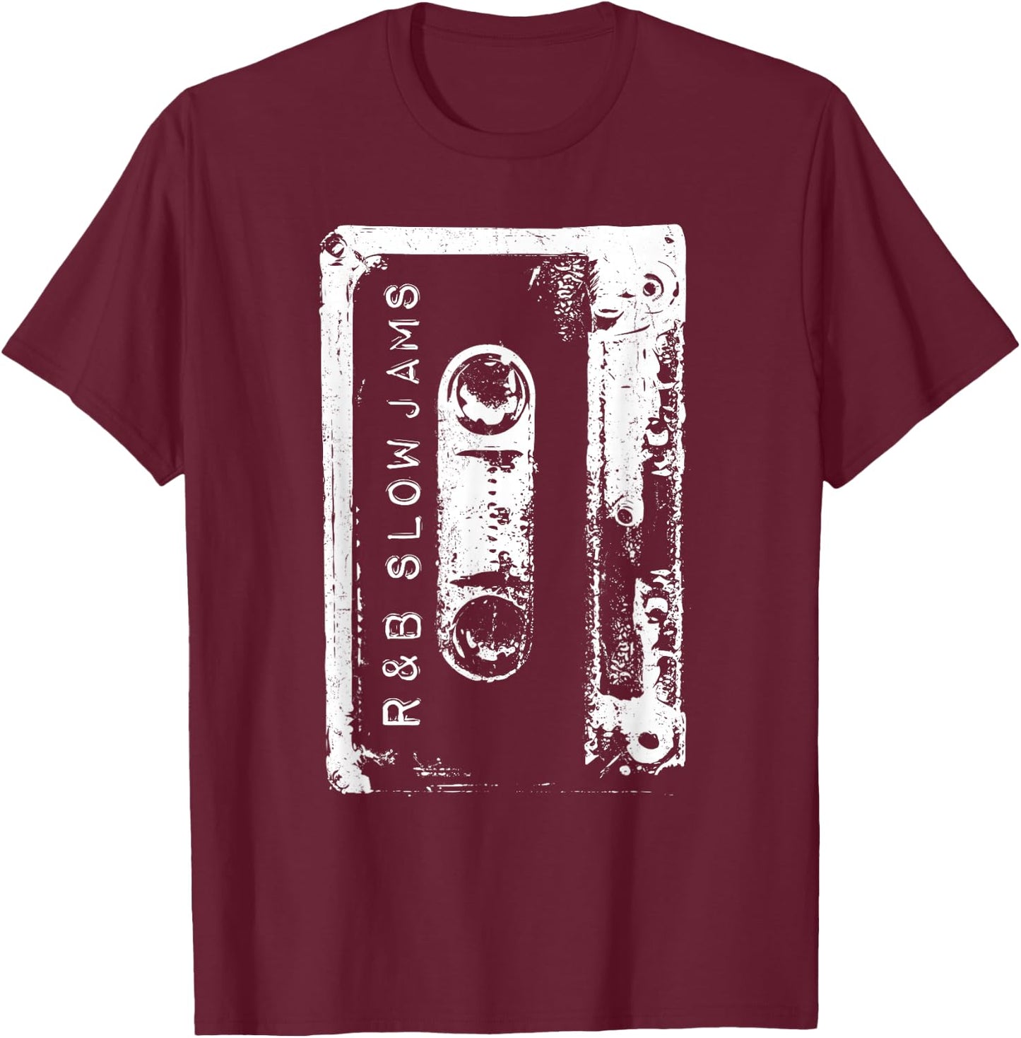 90s Hip Hop RnB Vintage Concert T-Shirt - T-Shirt | Maroon