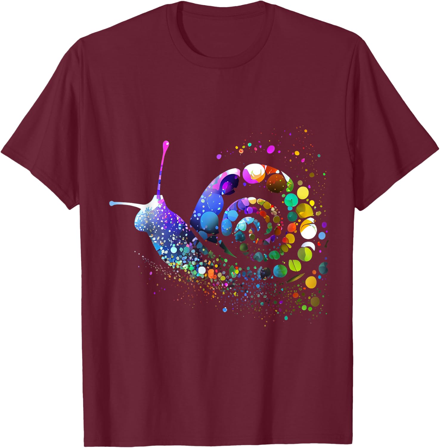 with Snail Snails Favourite Animal Lame Snail Owner, black T-Shirt - T-Shirt | Maroon