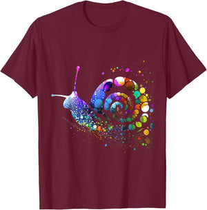with Snail Snails Favourite Animal Lame Snail Owner, black T-Shirt - T-Shirt | Maroon