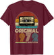 1972 Vintage 50. Geburtstag Retro Vintage Männer Frauen T-Shirt - T-Shirt | Maroon