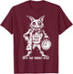 Scary Cheshire Cat in Wonderland Horror T-Shirt - T-Shirt | Maroon
