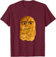 Chicken Nugget Man Face Cowboy Meme T-Shirt - T-Shirt | Maroon