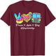Peace Love Bus Tie Dye Leopard Bus Driver Life Gifts T-Shirt - T-Shirt | Maroon