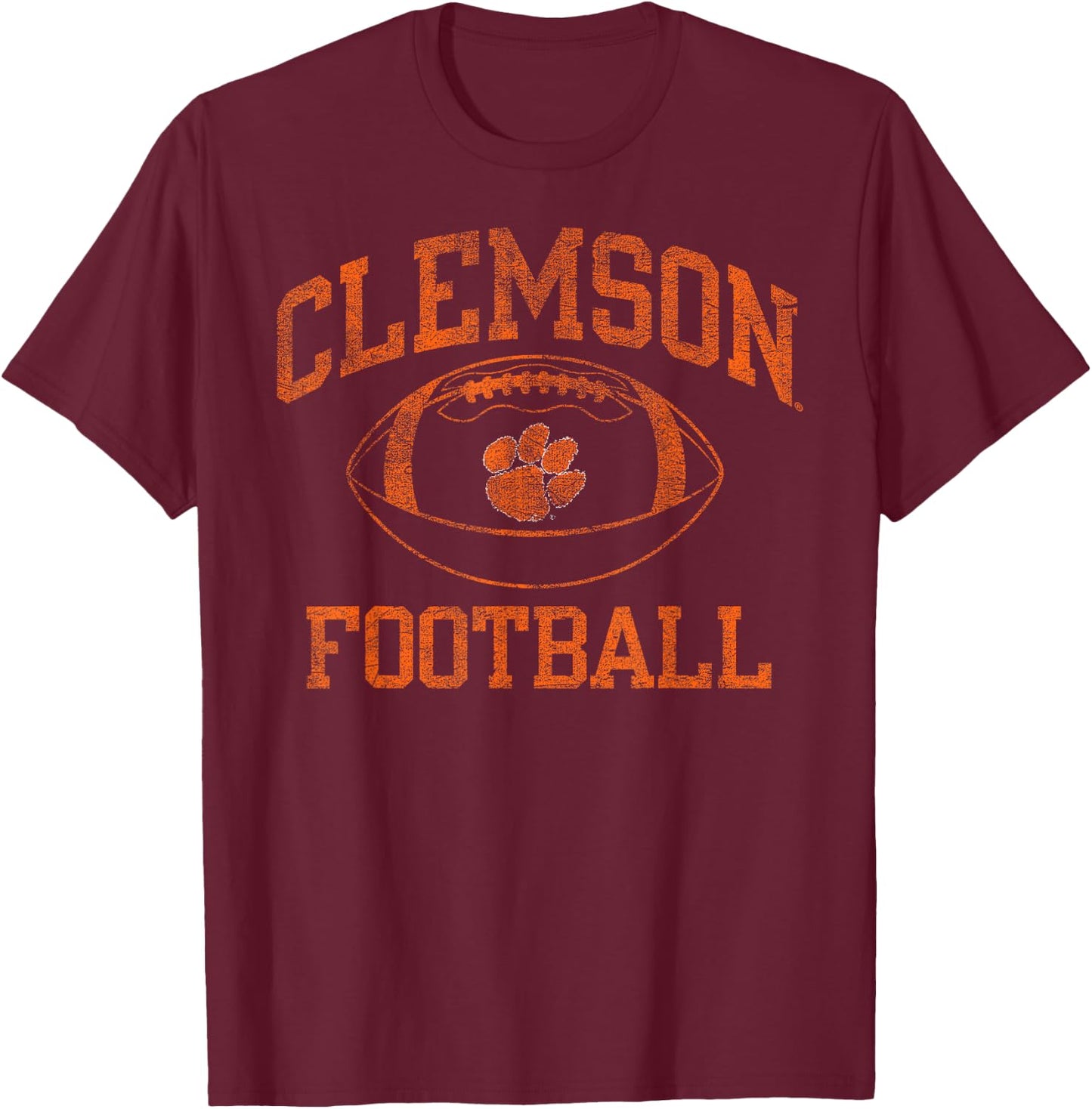 Elite Authentics Purple Clemson Tigers Football , Men's, Small, Short Sleeve, , Polyester 100%, Officially Licensed, Clemson Fans, Students, Alumni, and Families T-Shirt - T-Shirt | Maroon