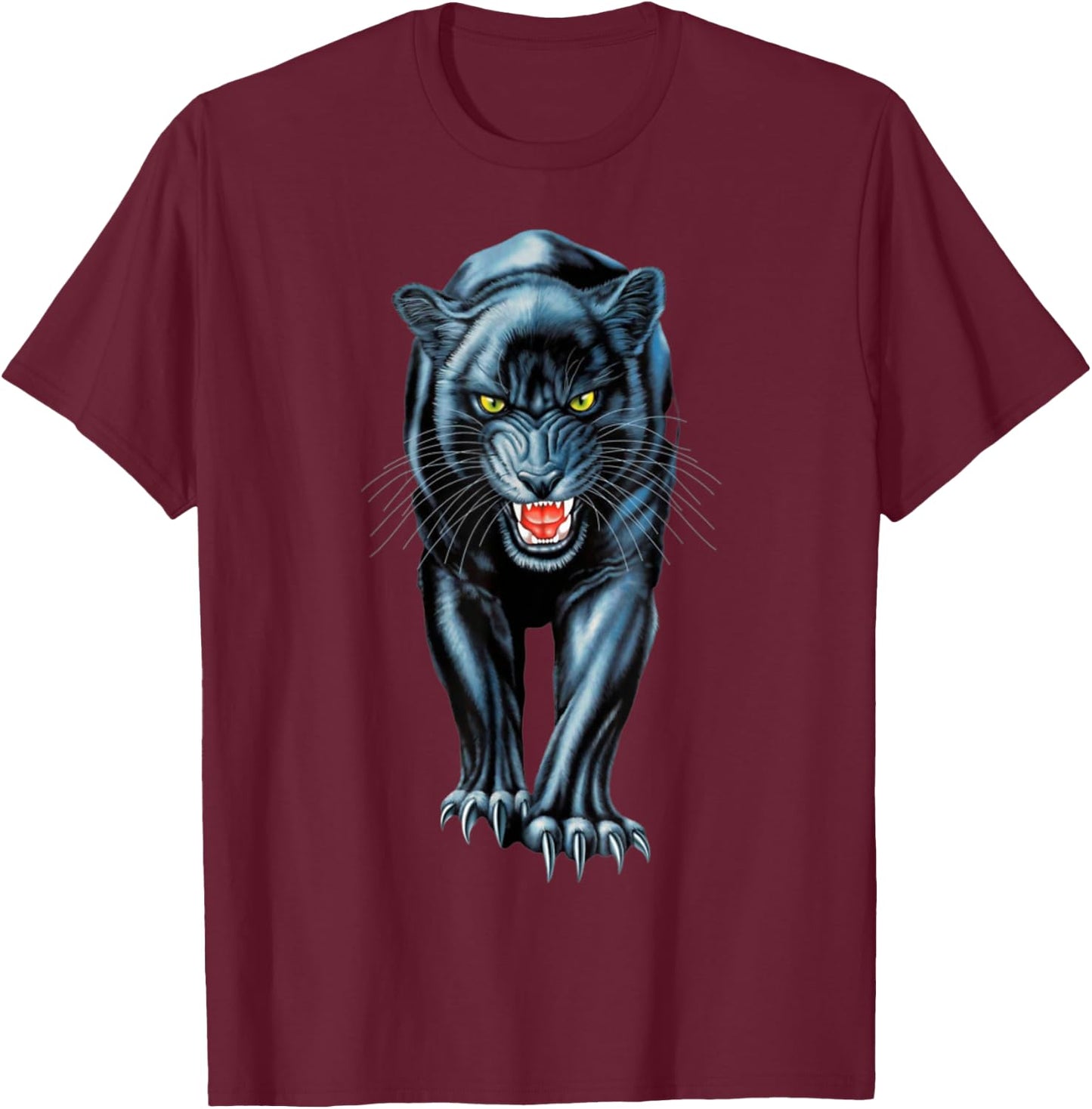 Black Panther. T-Shirt - T-Shirt | Maroon
