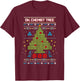 Oh, Chemist Tree - Chemistry Tree Christmas Science T-Shirt - T-Shirt | Maroon