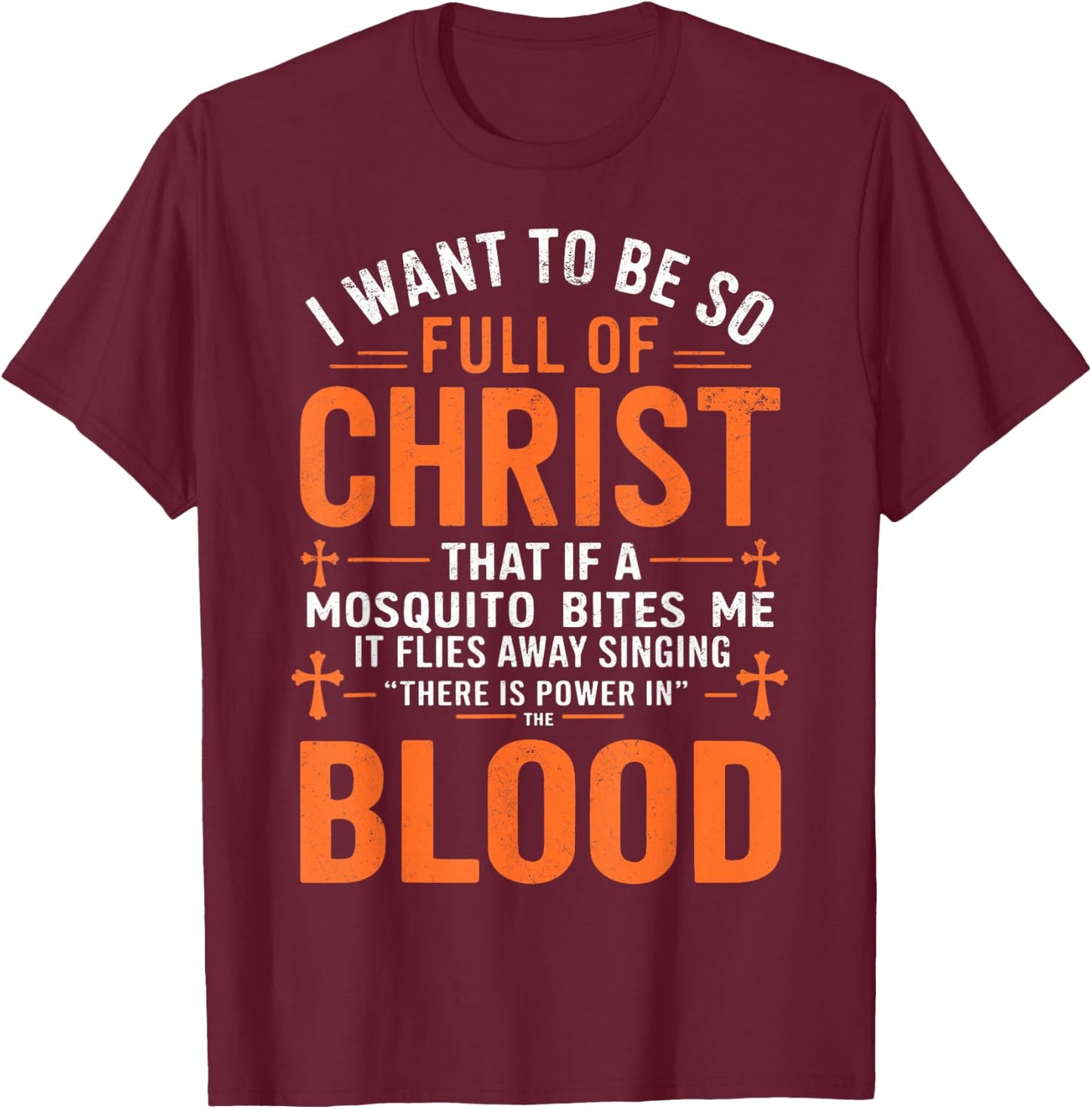 Christian Religious Servant Of God Faithful Jesus Funny T-Shirt - T-Shirt | Maroon
