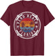 Vero Beach Florida Summer Vacation Vintage Sunset T-Shirt - T-Shirt | Maroon