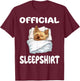 Yorkshire Terrier Yorkie Dog Official Sleepshirt Pajamas T-Shirt - T-Shirt | Maroon