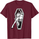 Sexy Zombie Legs - Flash Tattoo Coffin - Pin-Up T-Shirt - T-Shirt | Maroon