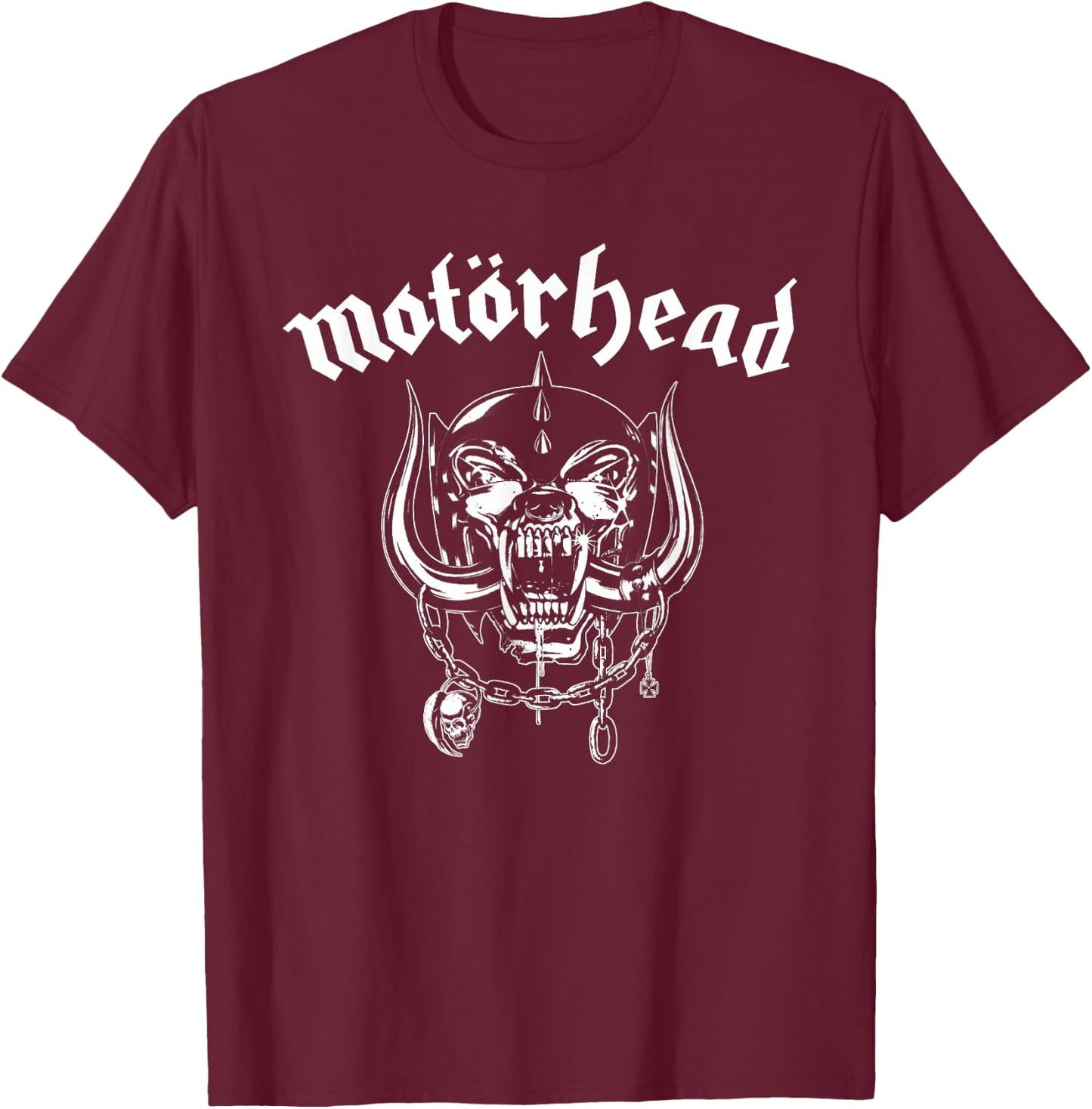 Motörhead – Flat Warpig Dark Heather T-Shirt - T-Shirt | Maroon