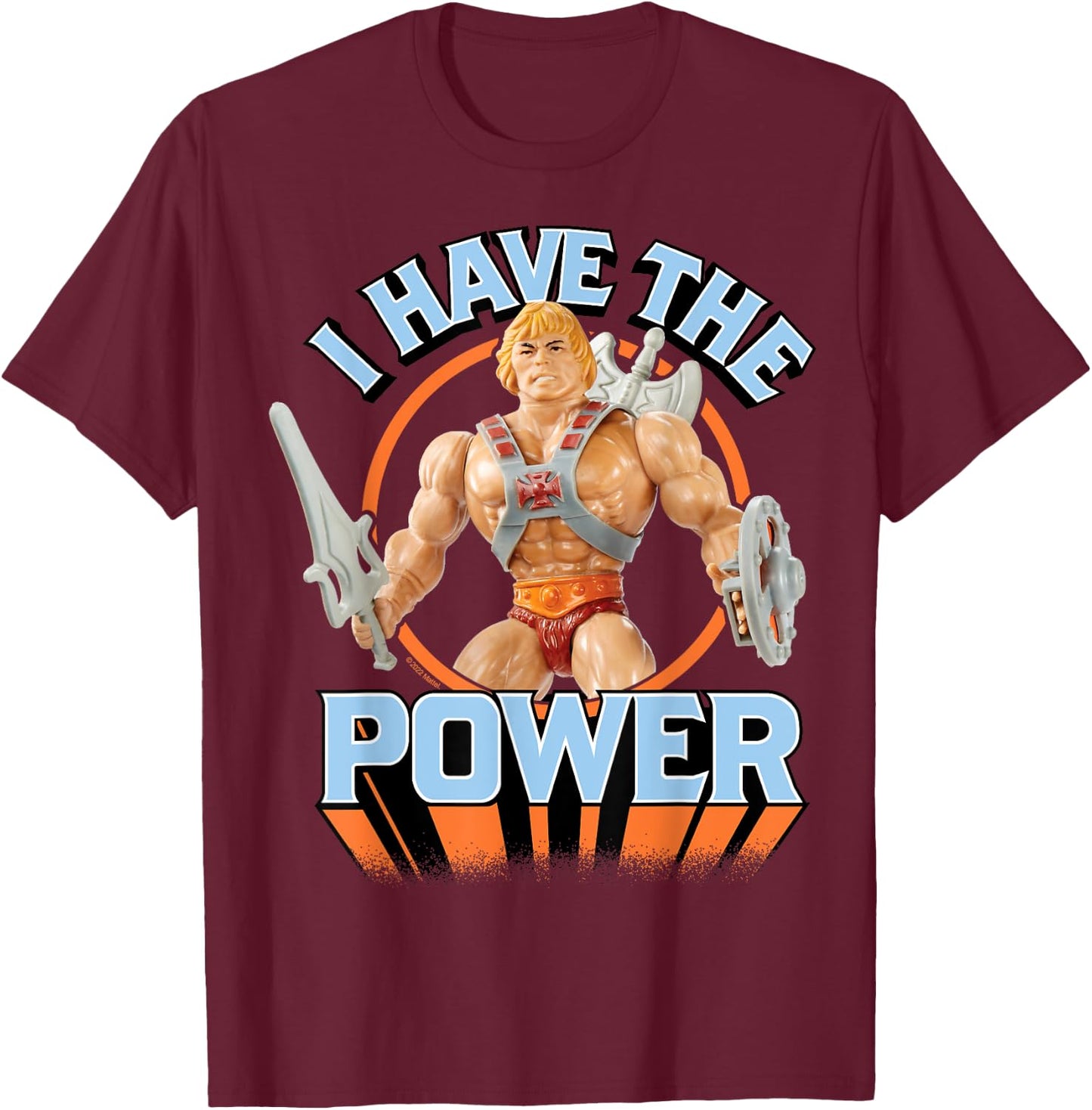 Masters of The Universe - Ich Habe die Macht T-Shirt - T-Shirt | Maroon