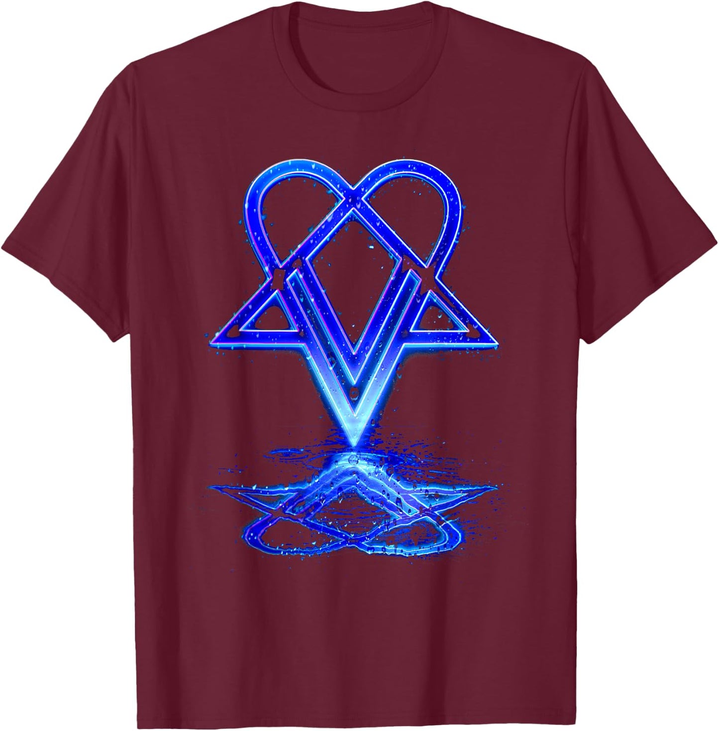 City Valo – Blue V Gram T-Shirt - T-Shirt | Maroon
