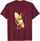 Chicken Surfboard Rooster Surfing Vintage Beach T-Shirt - T-Shirt | Maroon