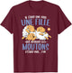Mouton était une fois Femme Girl' Funny Sheep , Black T-Shirt - T-Shirt | Maroon