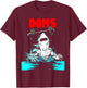 Funny DOMS Shark Gym Fitness Weightlifting Bodybuilding work T-Shirt - T-Shirt | Maroon